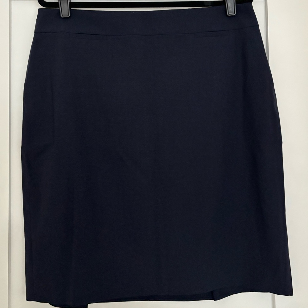 Banana Republic Navy Pencil Skirt, 16